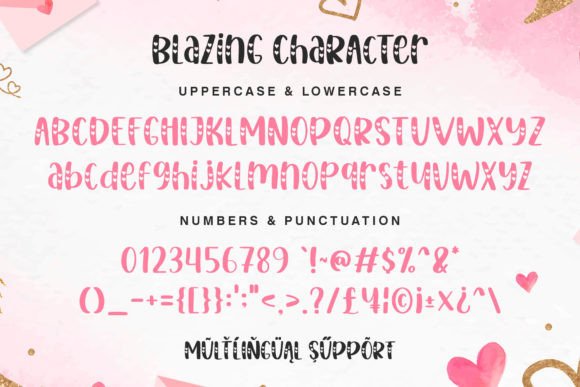 Blazing Love Font - Preview 5