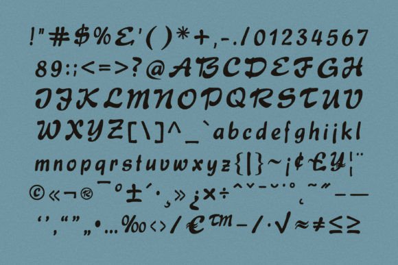 First Class Font - Preview 1