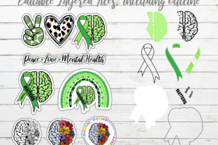 Mental Health Matters Sticker Bundle Graphic by LauraArtDesign ...