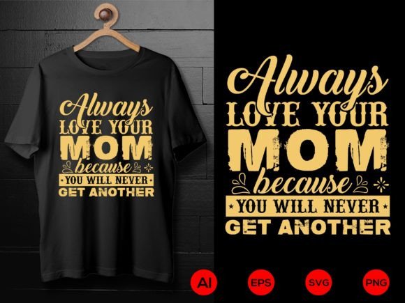 Mom T-shirt Design 32 Grafica Design di T-shirt Di nishatahmmadbd61