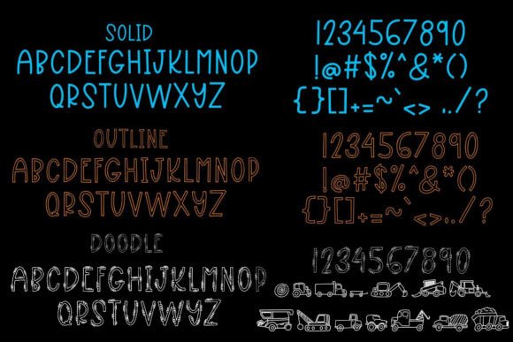 My Boy Font PNG with transparent background - Preview 1