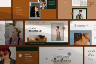 NOUVELLE Keynote Template Graphic by luckysign · Creative Fabrica