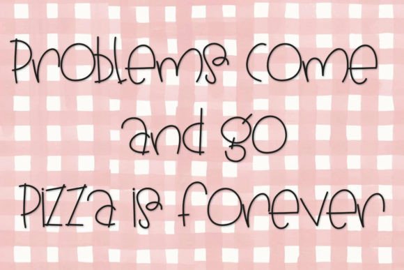 Pickle Pizza Font PNG with transparent background - Preview 2