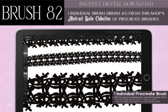 Procreate Brush #82 – Abstract Suite