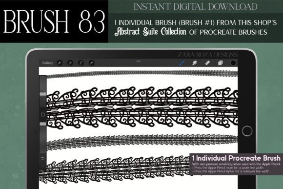 Procreate Brush #83 – Abstract Suite