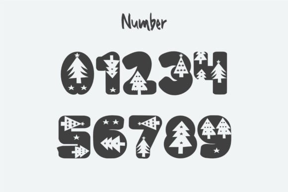 Santaz Font font preview - 4