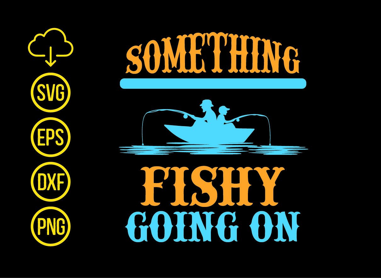 Something Fishy Going on Graphic by Lazy Cat Co. · Creative Fabrica