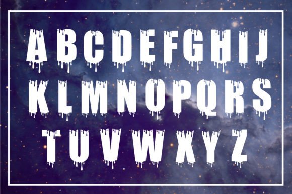 Dripping Font - Preview 1