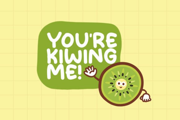 Kiwi Days Font PNG with transparent background - Preview 1