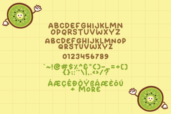 Kiwi Days Font PNG with transparent background - Preview 3