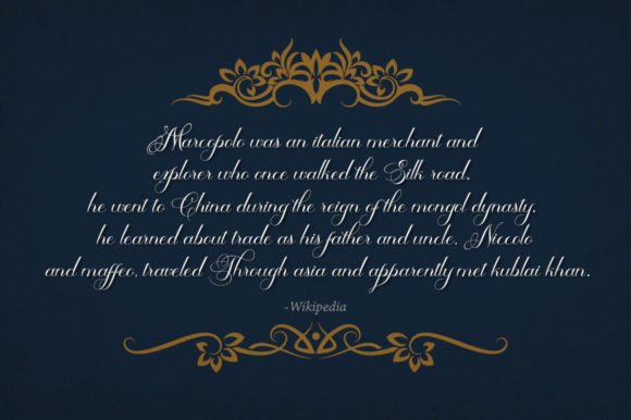 Marcopolo Font PNG with transparent background - Preview 3