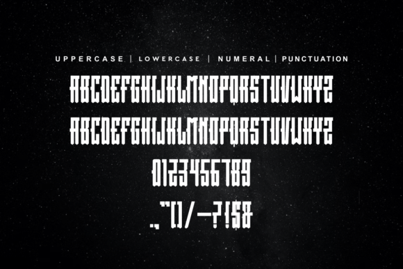 Megaword Font PNG with transparent background - Preview 3