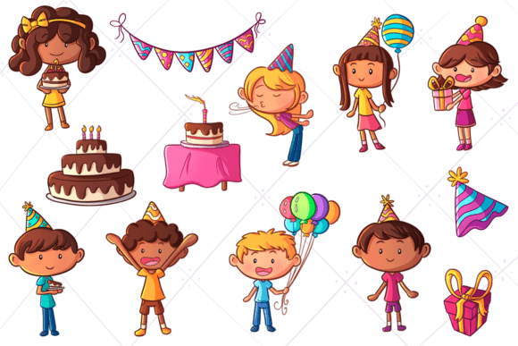 Party Time Clip Art Collection