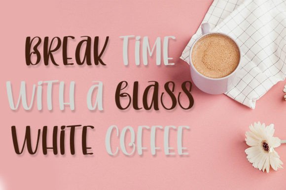 Pink Pastel Font PNG with transparent background - Preview 4