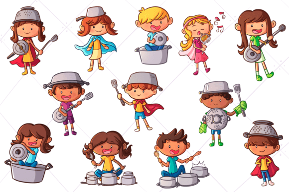 Pretend Play Clip Art Collection