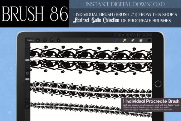 Procreate Brush #86 – Abstract Suite
