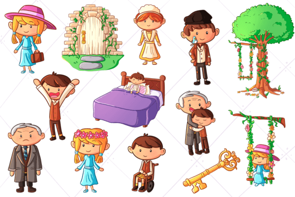 Secret Garden Clip Art Collection