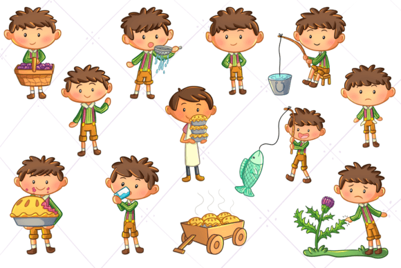 Simple Simon Clip Art Collection