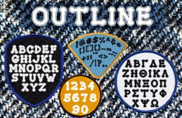 Applique Font - Preview 4