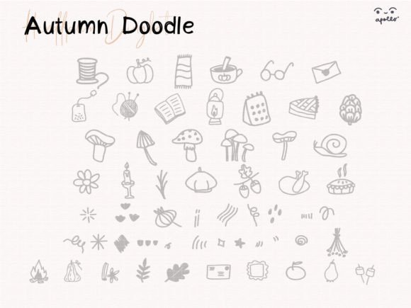 Autumn Doodle Font - Preview 2