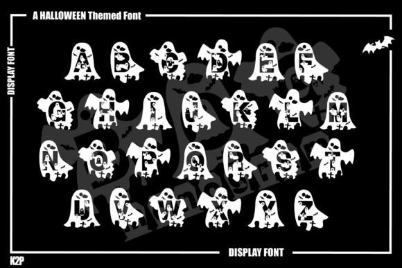 Boo Monogram Font - Preview 1