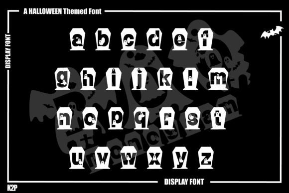 Boo Monogram Font - Preview 2