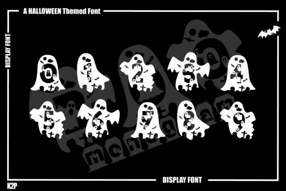 Boo Monogram Font - Preview 3