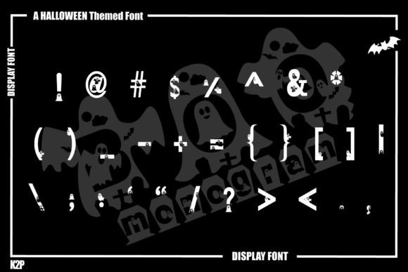 Boo Monogram Font - Preview 4