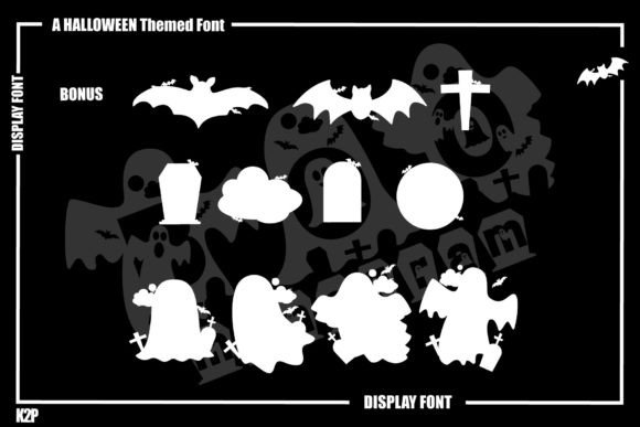 Boo Monogram Font - Preview 6