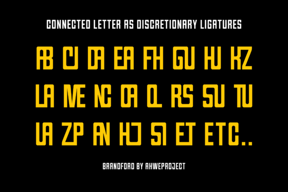 Brandford Font - Preview 4