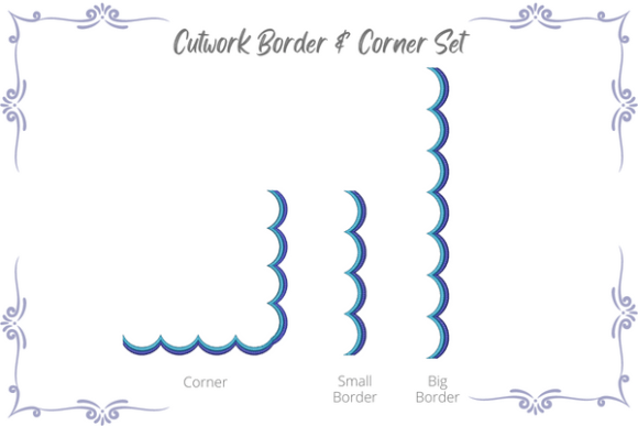 Cutwork Border and Corner