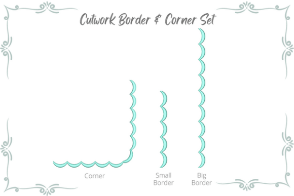 Cutwork Border and Corner