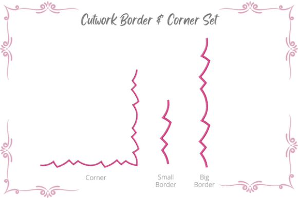 Cutwork Border and Corner