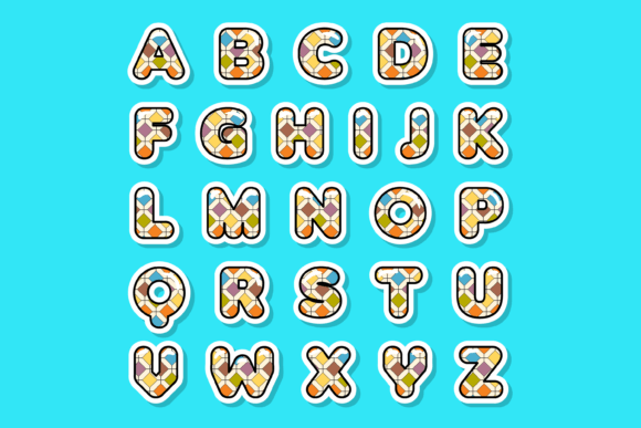 Deco Grid Font font preview - 1