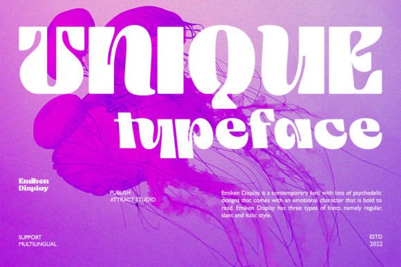 Emiken Font - Preview 2