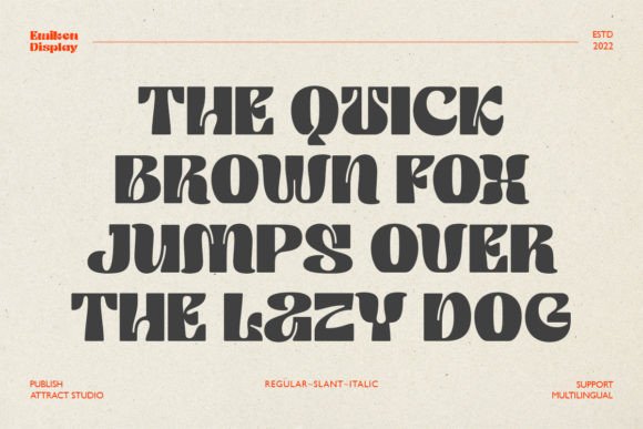 Emiken Font - Preview 6