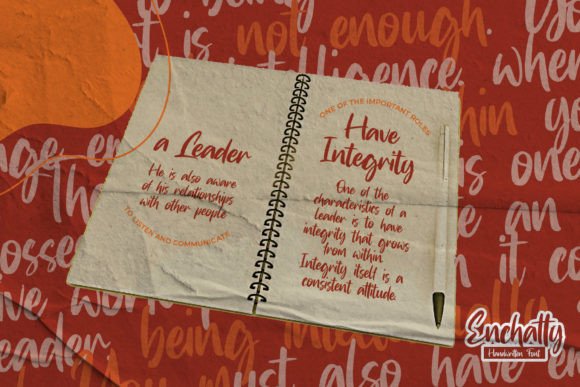 Enchatty Font - Preview 2