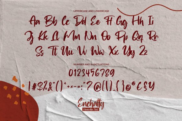 Enchatty Font - Preview 5