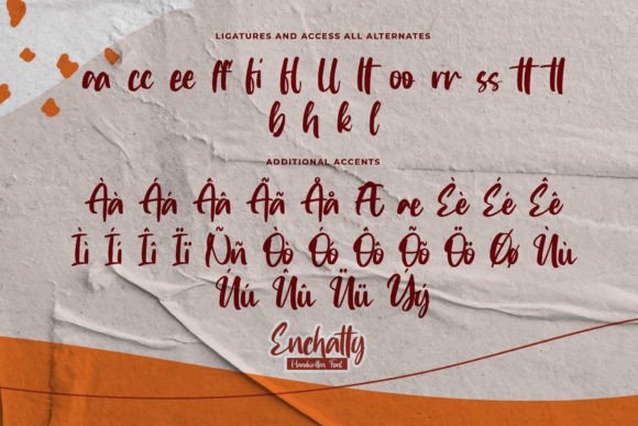 Enchatty Font - Preview 6