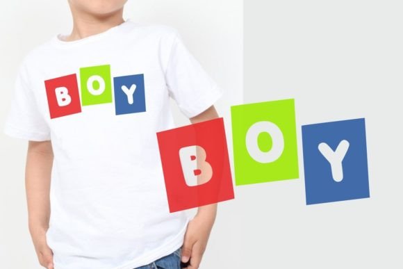 Happy Birth Day Font PNG with transparent background - Preview 3