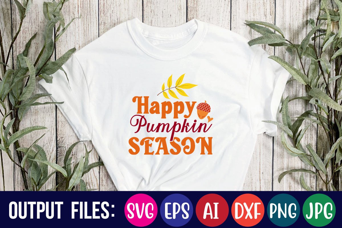 Happy Pumpkin Season Graphic by creative mass · Creative Fabrica