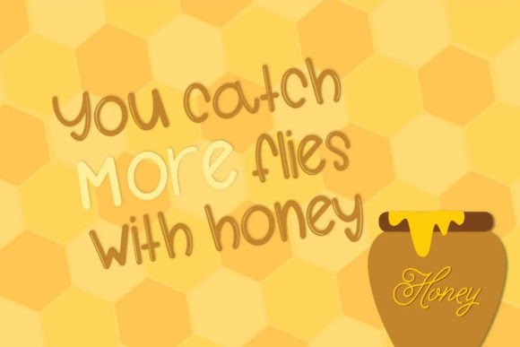 Honey Gloss Font PNG with transparent background - Preview 1