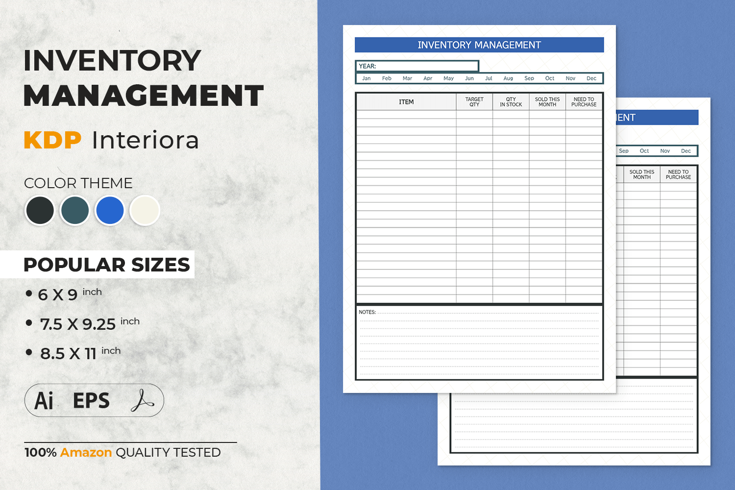 Inventory Management | KDP Interior Graphic by JUNDI · Creative Fabrica