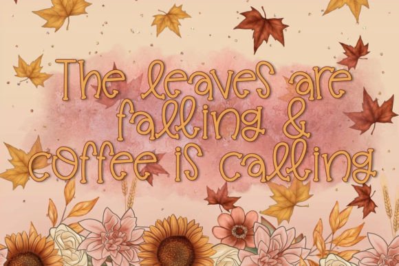 It's Fall Y'all Font - Preview 3
