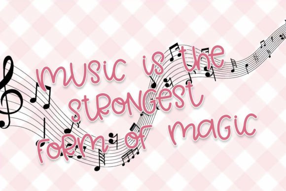 Kangaroo Music Font - Preview 1