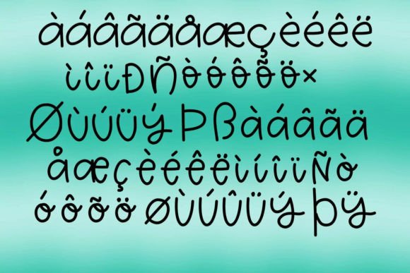 Kangaroo Music Font - Preview 3
