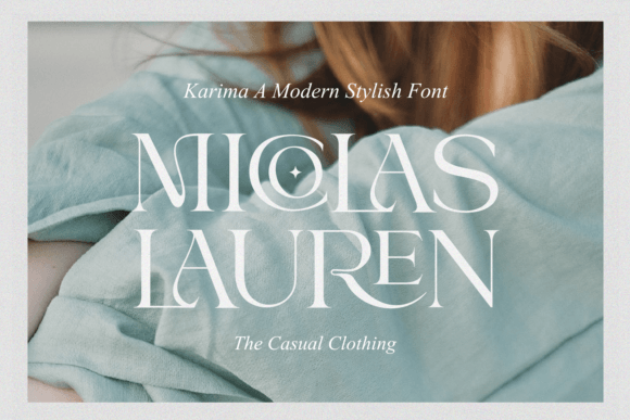 Karima Font PNG with transparent background - Preview 1