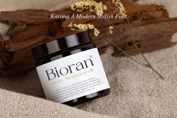 Karima Font PNG with transparent background - Preview 3
