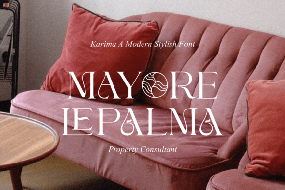 Karima Font PNG with transparent background - Preview 5