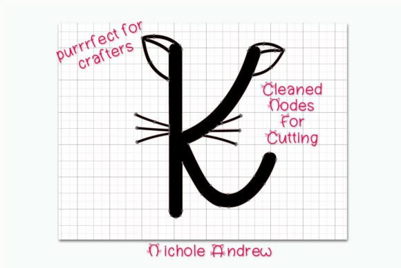 Kitten Farts Font PNG with transparent background - Preview 2